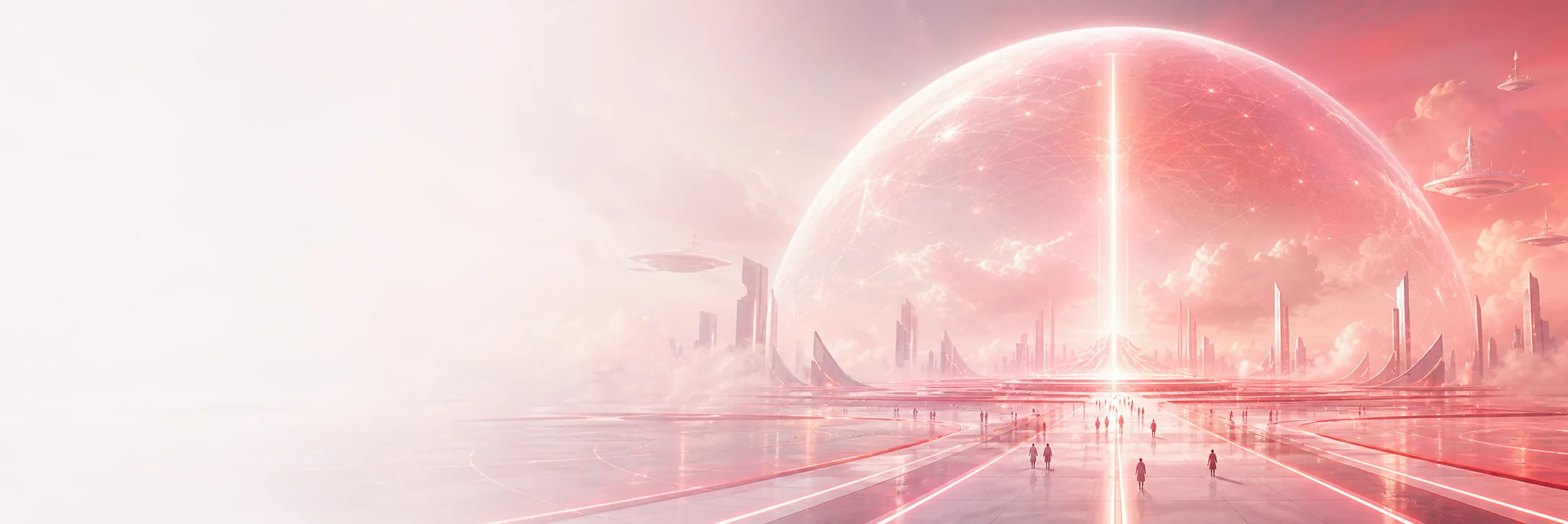 Original red and white futuristic artwork used as a Codex Skin background reference
